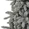 7.5ft. Pre-Lit Flocked Livingston Fir Artificial Christmas Tree with Pinecones and Clear Warm LED Lights